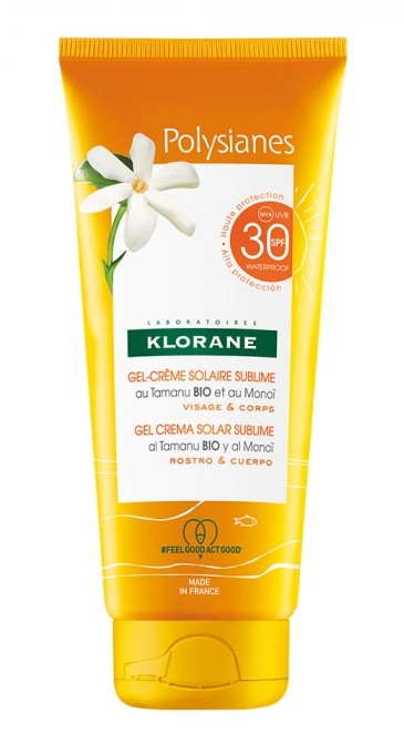 Klorane Polysianes SPF 30 Gel-Crème Solaire Sublime 200ml